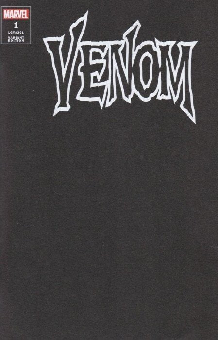 Venom 1 Black Blank Sketch Variant Lgcy 201