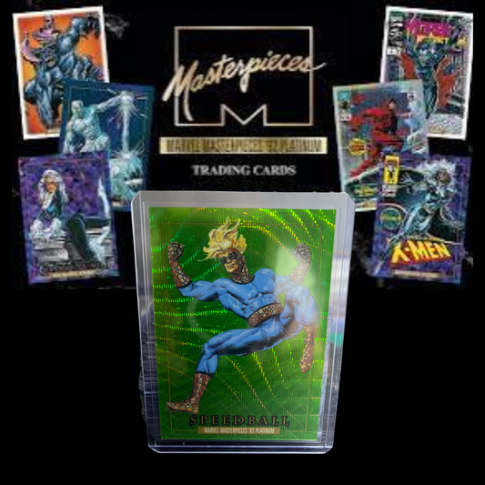 2024 Upper Deck MARVEL PLATINUM MASTERPIECE 92 SPEEDBALL EMERALD SURGE