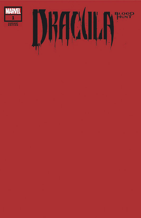 Dracula: Blood Hunt #1 Blood Red Blank Variant