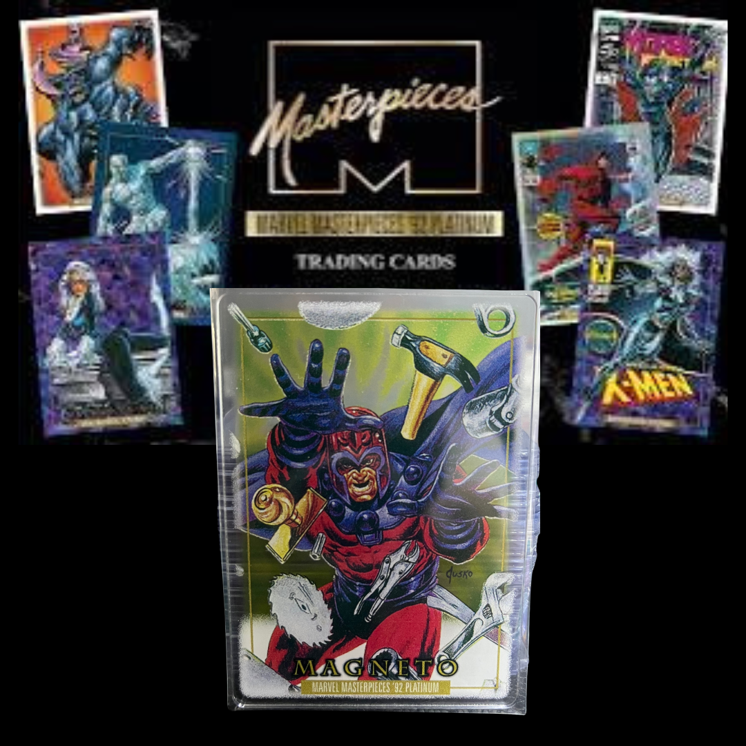 2024 Upper Deck MARVEL PLATINUM MASTERPIECE 92 MAGNETO PLEXI PARALLEL SSP #49