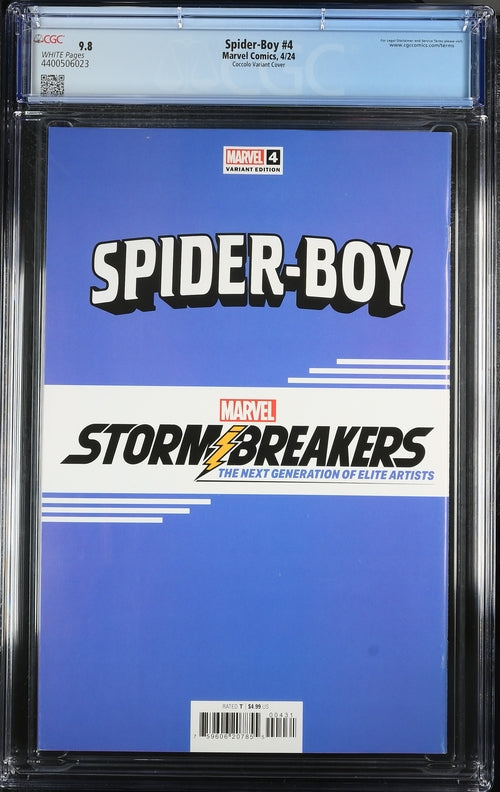 SPIDER-BOY 4 MARTIN COCCOLO STORMBREAKERS VARIANT