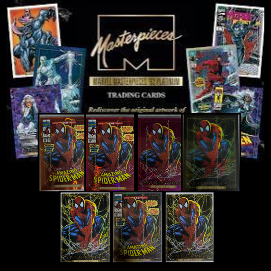2024 Upper Deck MARVEL PLATINUM MASTERPIECE SPIDER MAN LOT