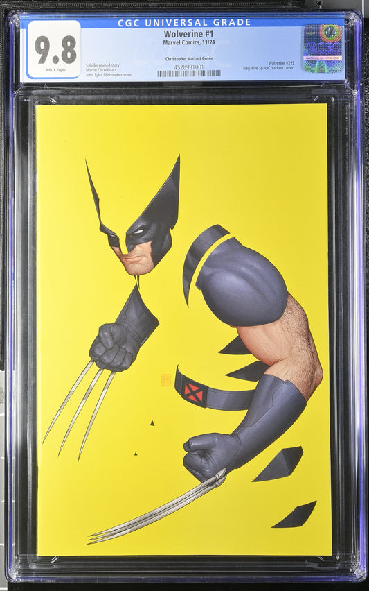 Wolverine #1 John Tyler Christopher Negative Space Variant (2024)