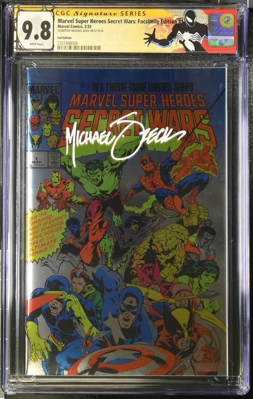 Marvel Super Heroes Secret Wars #1 2024 Foil Facsimile